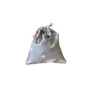 コットン巾着袋 シマエナガ 23×23cm [...の詳細画像3