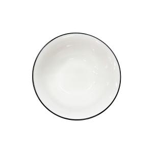 サラダボウル皿 ホーロー風 磁器製 直径15....の詳細画像1
