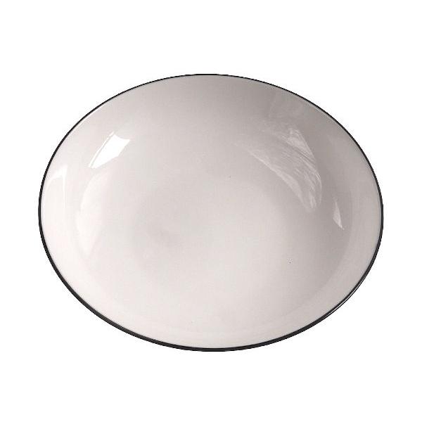 ホーロー風深皿 Mサイズ(直径18.2cm)