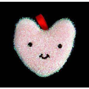 スポンジ　コビりつきとソフト洗いに使い分け　ハート型