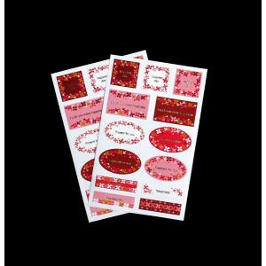 ギフトシール 花柄 2シート入