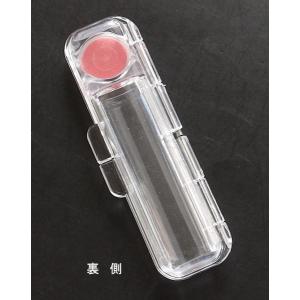 印鑑ケース 速乾朱肉付 クリア 9.2×3×高...の詳細画像5