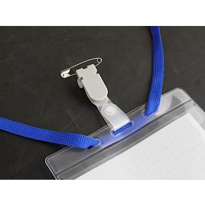 ストラップ付名刺ホルダー 青 (100円ショッ...の詳細画像5