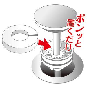 洗面台排水口の髪の毛・ゴミガード 直径3.5c...の詳細画像4