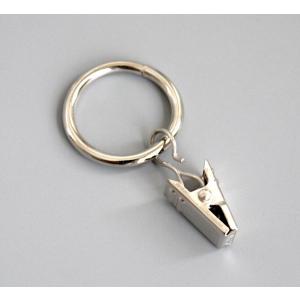 カーテンクリップ シルバー 5個入 (100円...の詳細画像2