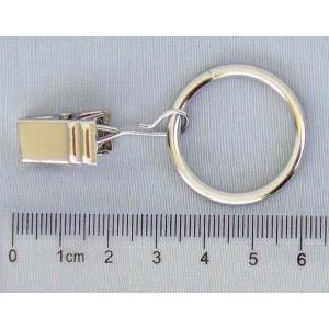 カーテンクリップ シルバー 5個入 (100円...の詳細画像3