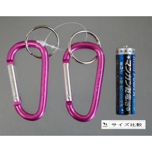 カラビナキーホルダー M 2個入 [色指定不可...の詳細画像2