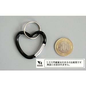 カラビナキーホルダー ハート型 小 2個入 [...の詳細画像2