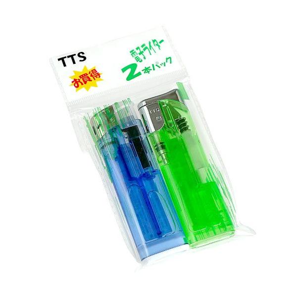 電子ライター 2本入 ［色指定不可］ (100円ショップ 100円均一 100均一 100均)
