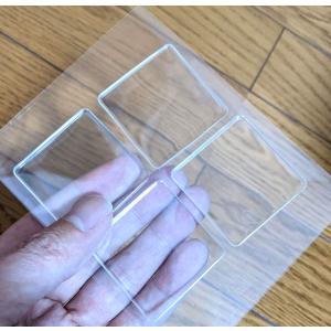 防振粘着マット 4×4cm 4枚入 (100円...の詳細画像3