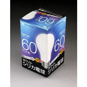 ホワイトシリカ電球 60W 口金E26 (10...の詳細画像4