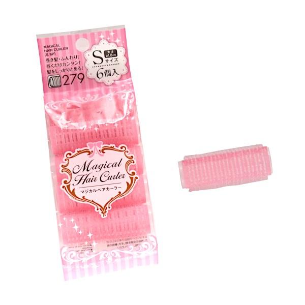 ヘアカーラー Ｓサイズ(1.8cm) 6個入 マジカルヘアカーラー ［色指定不可］ (100円ショッ...