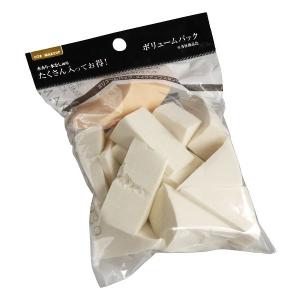 スポンジパフ ボリュームパック 両用タイプ 40g ［種類指定不可］ (100円ショップ 100円均一 100均一 100均) メイク用パフ、スポンジの商品画像