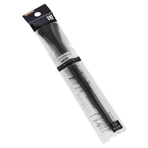 チークブラシ 18.5cm カバー付 (100円ショップ 100円均一 100均一 100均)
