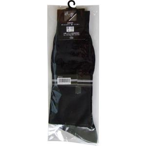 礼装用ソックス 紳士 25〜26cm 黒 (1...の詳細画像1