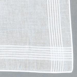 礼装用ハンカチ 織柄 40×40cm (100...の詳細画像4