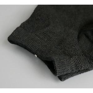 綿混涼感メッシュショートソックス 23~25c...の詳細画像3