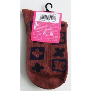 靴下 綿混柄入ソックス 23~25cm [色柄...の詳細画像1