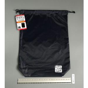 防水加工コーティングマチ付き巾着 L(30×4...の詳細画像2