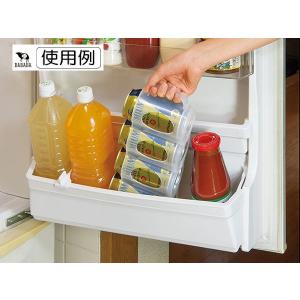 冷蔵庫収納缶ホルダー クリア 7.5×29.8...の詳細画像4