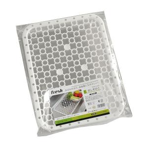 流しすのこ フレッシュ ホワイト 39.5×29.5cm (100円ショップ 100円均一 100均一 100均)