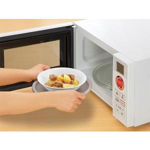 電子レンジで使えるトレー 丸型 グレー 24....の詳細画像4
