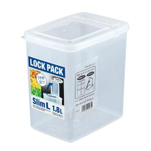 保存容器 ロックパック スリムL(1.8L) ク...の商品画像