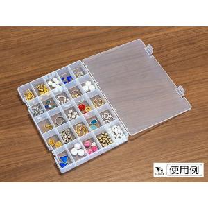 立てて置ける収納ケース 仕切25 クリア 21...の詳細画像5
