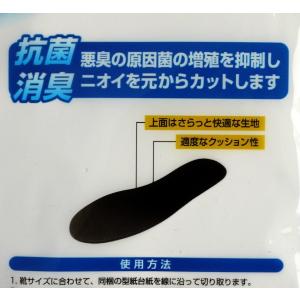 インソール リフレッシュ 抗菌+消臭 男性用 ...の詳細画像3