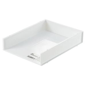 A5引き出しラック ホワイト 23×17.4×高さ4.7cm (100円ショップ 100円均一 100均一 100均)