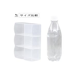 衣類小物収納ボックス 6分割 クリア 13×1...の詳細画像2