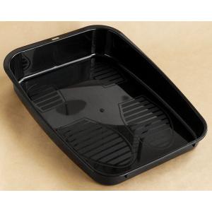 シューズトレー ブラック 33×24×高さ6c...の詳細画像2