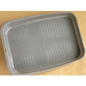 シューズトレー グレー 33×24×高さ6cm...の詳細画像5