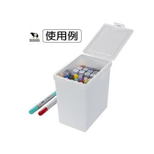 収納ボックス フタがとまるケース ホワイト ス...の詳細画像4