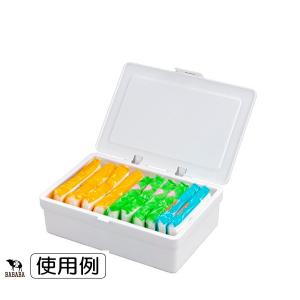 フタがとまるケース ホワイト Sサイズ(17....の詳細画像2
