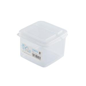フタが立つ小物収納ケース クリア M(9.5×9.5×7.5cm) (100円ショップ 100円均一 100均一 100均)