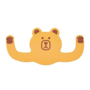 粘着ジェルフック アニマルフック くま 10×4.8cm