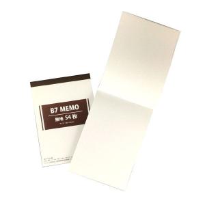 メモ帳 B7サイズ 無地 54枚×3冊入 (1...の詳細画像1