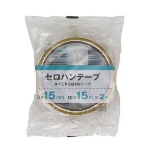 セロハンテープ　幅１．５ｃｍ×長さ１５ｍ　２個入