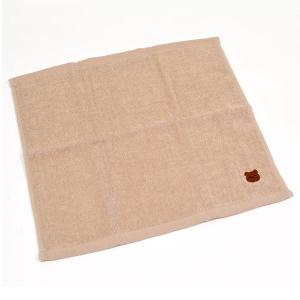 シャーリングハンドタオル クマ柄 30×30c...の詳細画像1