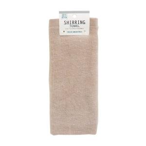 シャーリングフェイスタオル クリーム・ブラウン ...の商品画像