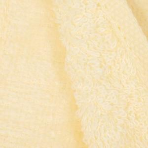 シャーリングフェイスタオル クリーム・ブラウン...の詳細画像3