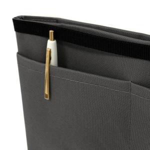 バッグインバッグ タテ グレー 30×25cmの詳細画像2