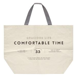 トートバッグ ボリューム 英字柄 50×70×マチ20cm ［色指定不可］