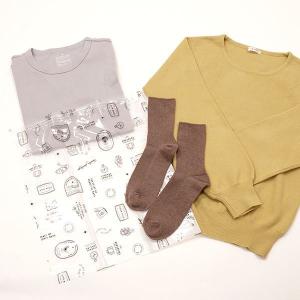 トラベル用圧縮袋 シンプルロゴ柄 M(40×3...の詳細画像2