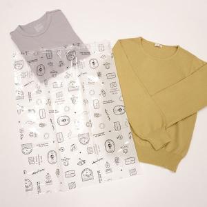 トラベル用圧縮袋 シンプルロゴ柄 LL(60×...の詳細画像2