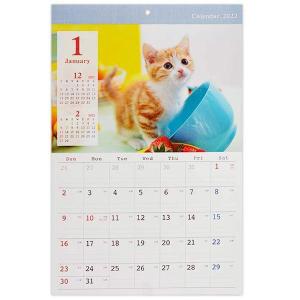 カレンダー 2022年 壁掛タイプ A3サイズ ネコ