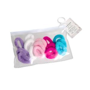 リングヘアーバンド 直径3cm 15個入 ［色指定不可］ (100円ショップ 100円均一 100均一 100均)