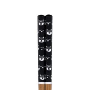 箸 先端角型 柴犬 黒 18cm (100円シ...の詳細画像2