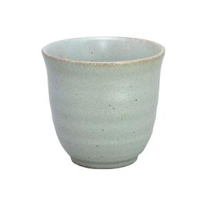 湯呑 美濃焼 緑 満量250ｍｌ (100円ショップ 100円均一 100均一